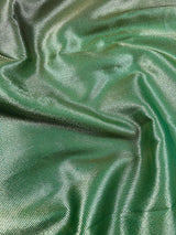 Black with Green Traditional Banarasi Silk Handloom Saree with Paithani Border and Pallu | Meenakari Work | Floral Saree - Kaash