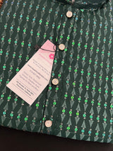 Bottle Green Color Premium Silk Kurta Collection with Sequin & Embroidery Work | Designer Wedding Men Wear | Sequin Kurta - Kaash