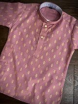 Boys Kurta Set - Father-Son Kurta Sets - Boys Lavender Color Kurta - Premium Pure Cotton Kurta Pajama Set for Boys - Kids Kurta Pajama - Kaash