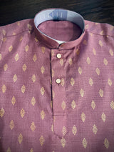 Boys Kurta Set - Father-Son Kurta Sets - Boys Lavender Color Kurta - Premium Pure Cotton Kurta Pajama Set for Boys - Kids Kurta Pajama - Kaash