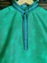Boys Raw Silk Kurta Set - Kaash