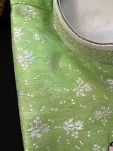 Bright Parrot Green Color Men Kurta Pajama - Mens Ethnic Wear - Men Party Wear - Wedding Wear for Men - Gift For Him - Indian Kurta USA - Kaash