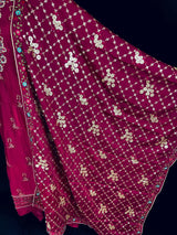 Burgundy Color Readymade Salwar Kameez for Women with Handwork and Heavy Work Dupatta | Party Wear Indian Dresses - Kaash