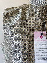 Designer Blue and Beige dual tone Color Modi Nehru Jacket For Men in Silk - Kaash