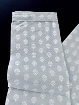 Designer Premium Grey Color Men Kurta Pajama Set for Men in Soft Silk | Mens Ethnic Wear | Indian Men Clothing | Kurta for Men - Kaash