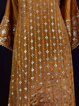 Designer Readymade Salwar Kameez in Mustard Gold Color For Women | Party Wear Salwar Kameez for Women | Indian Outfits for Women - Kaash