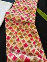 Digital Printed Kurta in Raw Silk Kurta with White Churidar Bottom | Men Ethnic Wear | Navratri Special Kurtas | Dandiya Special Kurta - Kaash