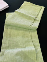 Green Color Premium Pure Linen Cotton Kurta Pajama Set for Men | Linen Cotton Men Kurtas | Pastel Color Kurta | Kurta for Men - Kaash