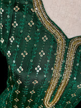 Green Color ReadytoWear Designer Party Wear Salwar Kameez | Indian Wedding Wear for Women | Indian Dress for Women | Readymade Salwar Kameez - Kaash