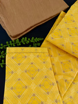 Haldi Yellow Kurta Pajama Set for Men - Kaash