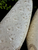 Handmade Men Wedding Shoes in Off White - Kaash