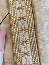 Cream Color Men Kurta Pajama Set with Embroidery work on neckline | Soft Silk Material | Indian Men Clothing USA | Kaash Collection