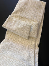 Light Cream Chikankari Lucknowi Georgette Men Kurta Pajama Set with Lining | Chikhankari Kurtas | Mens Ethnic Wear | Kaash Kurta