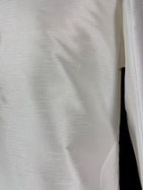 Readymade White Color Raw Silk Men Short Kurta | Mens Ethnic Wear | Kurta Only | Short Kurta | Soild Color Kurta