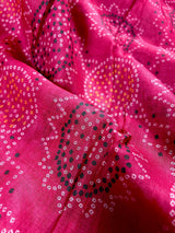 Pink Linen saree — Kaash Collection