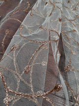 Off White Color Soft Net Dupatta with Heavy Embroidery, Pearl and Zari | Dupatta for Lehangas | Dupatta for Gifts | Wedding Dupattas