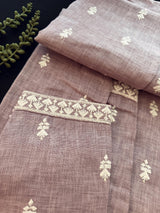 Pastel Lilac Color 100 Percent Premium Cotton Kurta with Pajama | Emberiodery Kurta with Cotton Lining | Cotton Mens Kurta Set