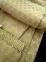 Light Pastel Green Color Men Kurta Pajama with Light Beige Bases | Pastel Color Kurta for Men | | Indian Wedding Wear