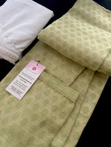 Light Pastel Green Color Men Kurta Pajama with Light Beige Bases | Pastel Color Kurta for Men | | Indian Wedding Wear