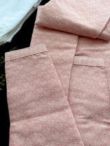 Baby Pink Men Kurta Pajama with Zari Weave work and Self Embroidery | Sherwani Style Kurta | Kurta Pajama for Men | Kurta Store