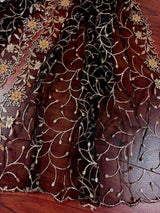 Black Color Soft Net Dupatta with Heavy Embroidery, Pearl and Zari | Dupatta for Lehangas | Dupatta for Gifts | Wedding Dupattas