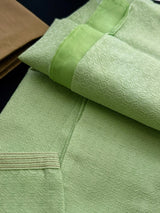 Pista Green Color Men Kurta Pajama in Raw Silk | Self design Kurta with Lining | Mens Kurta Pajama Set