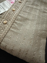 English Grey Color Emberiodery Kurta for Men | Men Emberiodery Kurtas for Parties and Weddings | Perfect Gift for Him