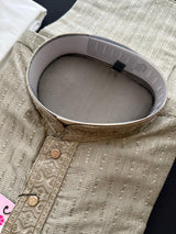 English Grey Color Emberiodery Kurta for Men | Men Emberiodery Kurtas for Parties and Weddings | Perfect Gift for Him