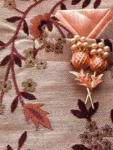 Boys Kurta Pajama with Jacket in Peach Color | Emberiodered Jacket | Fancy Party and Wedding Wear for Boys