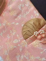 Peachy Pink Color Boys 2pcs Jacket Style Kurta with Balloon Style Dhoti | Kids Wear | Boys Ethnic Wear | Kids Indian Clothing