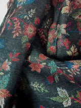 Grey Color Premium Pashmina Kani Weave Kashmiri Shawl | Kani Weave Cashmere Wrap | Wool Stole and Wraps | Ships from California