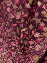 Purple Kashmiri Kani Jaal Weave | Purple Color Cashmere Wrap | Wool Shawl for Gift | Luxury Gifts for Weddings | Kani Weave Shawl