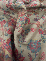 Camel Color Premium Wool Kani Weave Cashmere Shawl | Kani Weave Cashmere Wrap | Wool Stole and Shawl | Floral Jaal Shawls