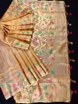 Gold Tissue Silk saree — Kaash Collection