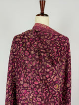 Purple Kashmiri Kani Jaal Weave | Purple Color Cashmere Wrap | Wool Shawl for Gift | Luxury Gifts for Weddings | Kani Weave Shawl