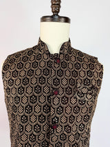 Wine Color Designer Party Wear Velvet Modi Jacket For Men | High Quality Premium Velvet Jacket Thread Embroidery Sequin Work