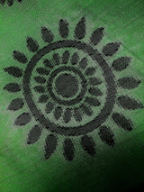 Handmade Green Color Saree with Temple Border | Cotton Silk Sarees | Soft Cotton Silk Saree with Meenakari | Ships from California