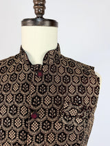 Wine Color Designer Party Wear Velvet Modi Jacket For Men | High Quality Premium Velvet Jacket Thread Embroidery Sequin Work