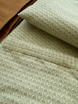 Pista Green Men Kurta Pajama Set with intricate design zari weave, tiny sequin | Mens Ethnic Wear