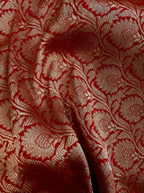 Black Pure Katan Silk Saree with Red Color Border and Pallu | Pure Silk Sarees | SILK MARK CERTIFIED