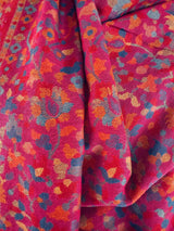 Pink Color Pure Pashmina Kani Weave Kashmiri Shawl | Kani Weave Cashmere Wrap | Floral Cashmere Shawl | Cashmere Stole | Wedding Gift