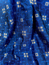 Blue Color Soft Banarasi Silk Saree with Sliver Color Zari Weave | Wedding, Party Wear Sarees | Ships from California