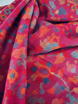 Pink Color Pure Pashmina Kani Weave Kashmiri Shawl | Kani Weave Cashmere Wrap | Floral Cashmere Shawl | Cashmere Stole | Wedding Gift