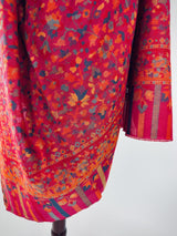 Pink Color Pure Pashmina Kani Weave Kashmiri Shawl | Kani Weave Cashmere Wrap | Floral Cashmere Shawl | Cashmere Stole | Wedding Gift