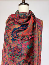 Multi Color Pashmina Kani Weave Kashmiri Wool Shawl | Kani Weave Cashmere Wrap | | Christmas Gift