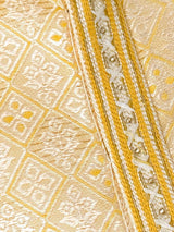 Grand Yellow Color Men's Soft Silk Kurta Pajama Set | Yellow Haldi Function Wear