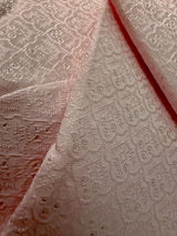 Pastel Baby Pink men's silk kurta with zari embroidery — Kaash Collection