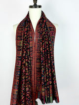 Black Color Viscose-Wool Blend — Kaash Collection