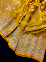 Mehandi Green/ Heena Green Mashru Silk saree — Kaash Collection