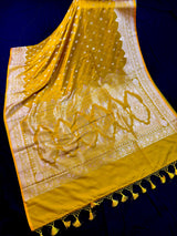 Mehandi Green/ Heena Green Mashru Silk saree — Kaash Collection